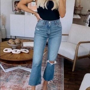 Abercrombie & fitch the kick glare ultra high rise size 26